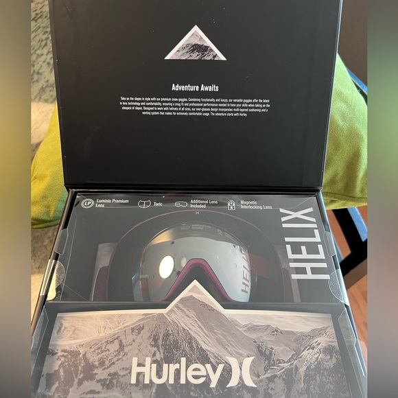 Hurley Other Hurley Helix Premium Snow Goggles New Poshmark